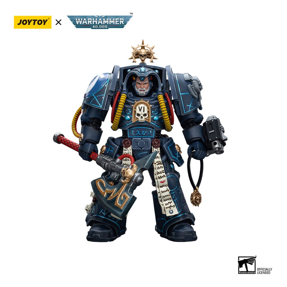 Warhammer 40k Ultramarines Librarian in Terminator Armour Action Figure 12 cm