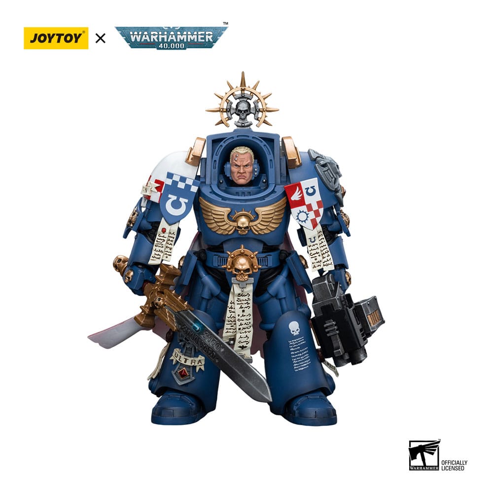 Warhammer 40k Ultramarines Terminator Captain Severus Agemman Action Figure 12 cm