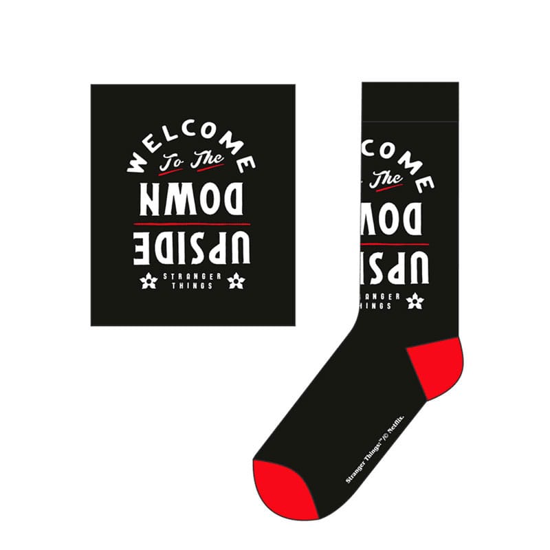 Stranger Things Upside Down Socks Size Small