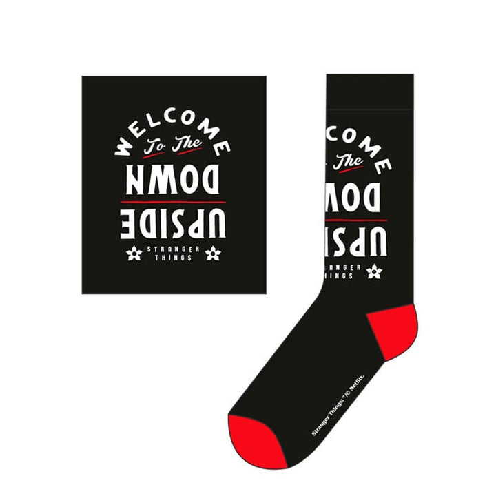 Stranger Things Upside Down Socks Size Large