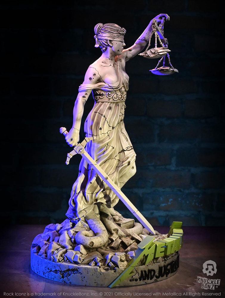 KnuckleBonz Rock Iconz On Tour Metallica Lady Justice Limited Edition Collectible Statue