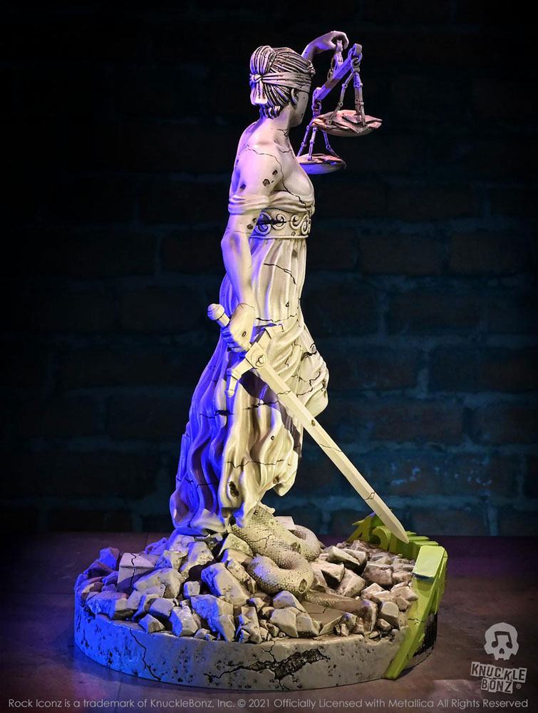 KnuckleBonz Rock Iconz On Tour Metallica Lady Justice Limited Edition Collectible Statue
