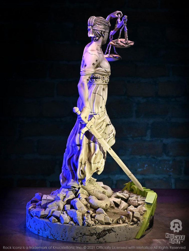 KnuckleBonz Rock Iconz On Tour Metallica Lady Justice Limited Edition Collectible Statue