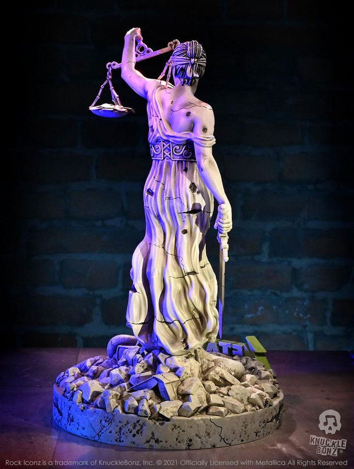 KnuckleBonz Rock Iconz On Tour Metallica Lady Justice Limited Edition Collectible Statue