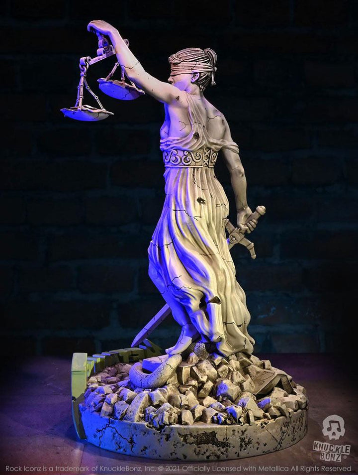 KnuckleBonz Rock Iconz On Tour Metallica Lady Justice Limited Edition Collectible Statue