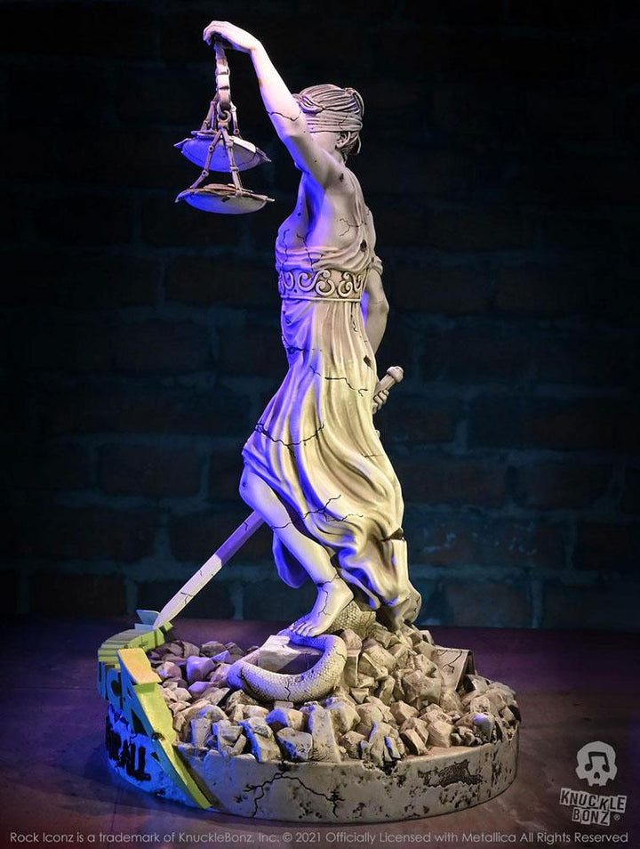 KnuckleBonz Rock Iconz On Tour Metallica Lady Justice Limited Edition Collectible Statue