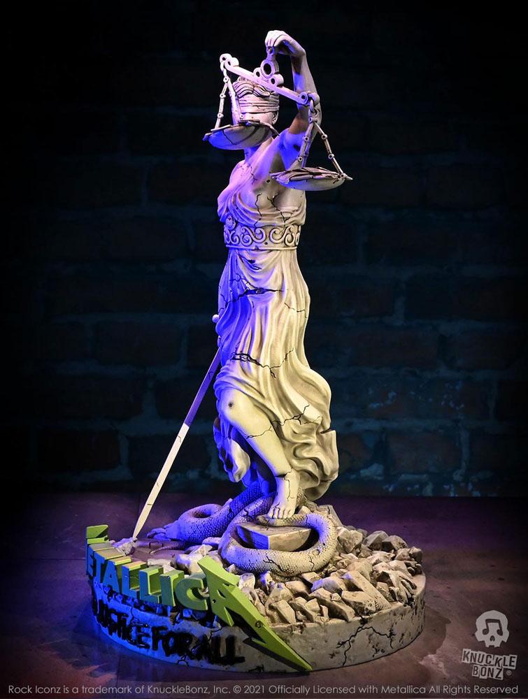 KnuckleBonz Rock Iconz On Tour Metallica Lady Justice Limited Edition Collectible Statue