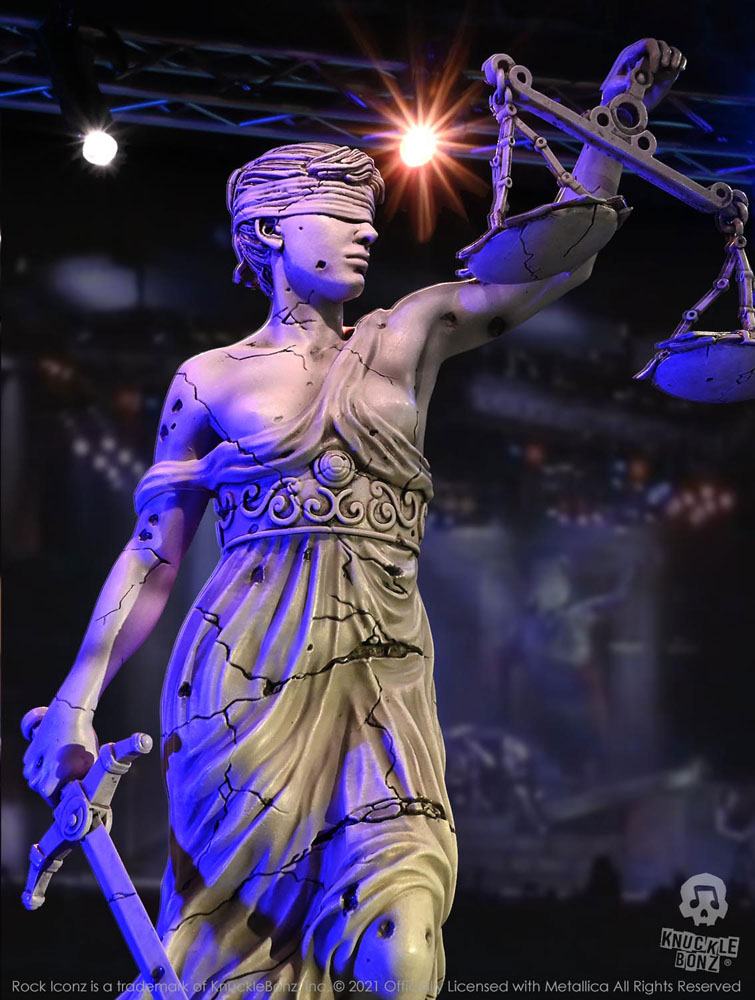 KnuckleBonz Rock Iconz On Tour Metallica Lady Justice Limited Edition Collectible Statue