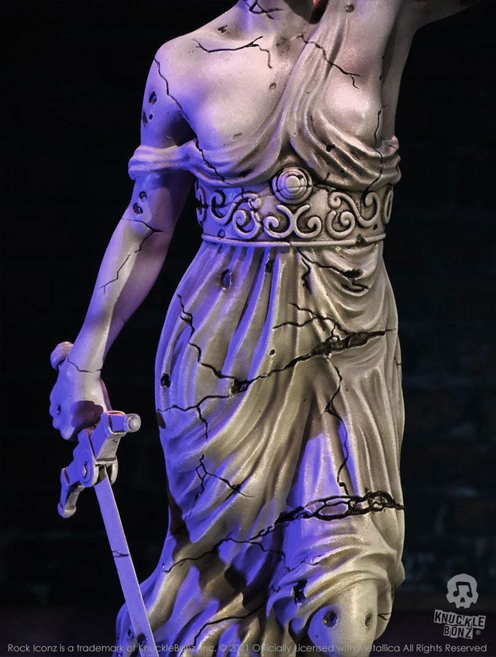 KnuckleBonz Rock Iconz On Tour Metallica Lady Justice Limited Edition Collectible Statue