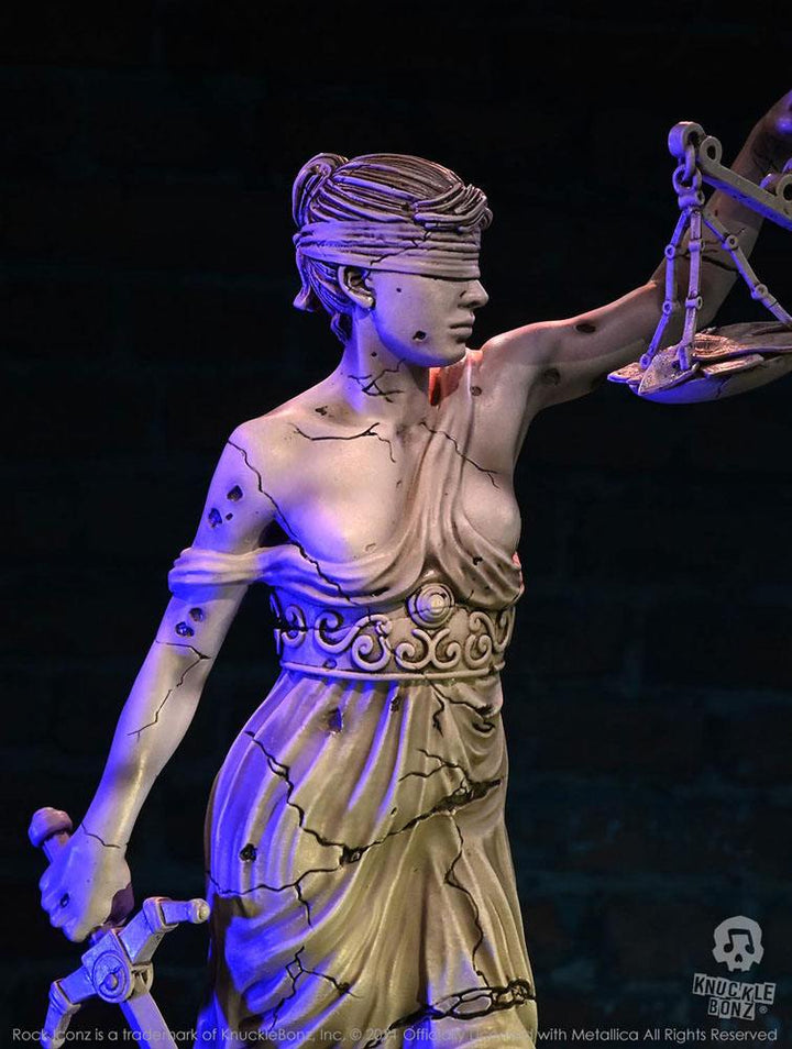 KnuckleBonz Rock Iconz On Tour Metallica Lady Justice Limited Edition Collectible Statue