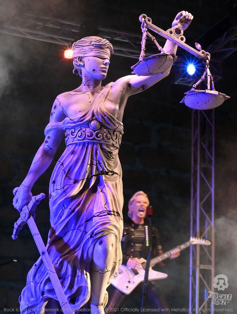 KnuckleBonz Rock Iconz On Tour Metallica Lady Justice Limited Edition Collectible Statue