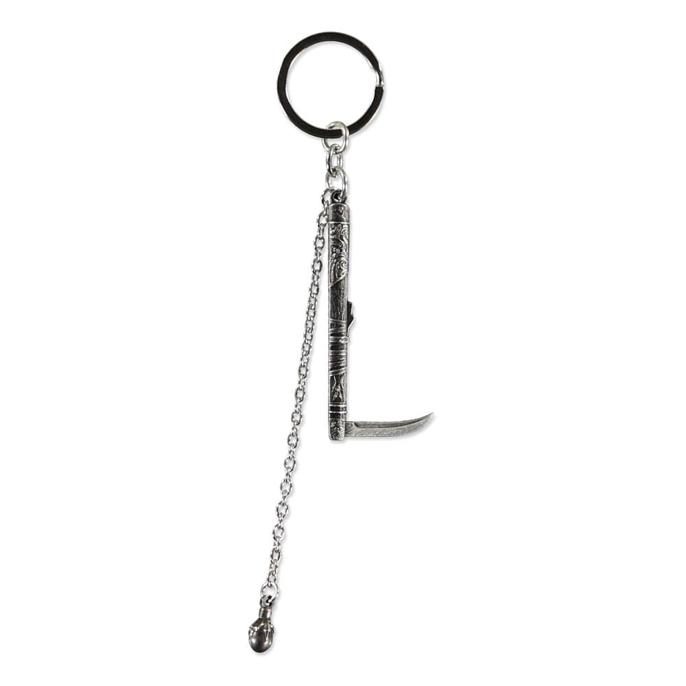 Assassins Creed Shadows Kusarigama Metal Keychain