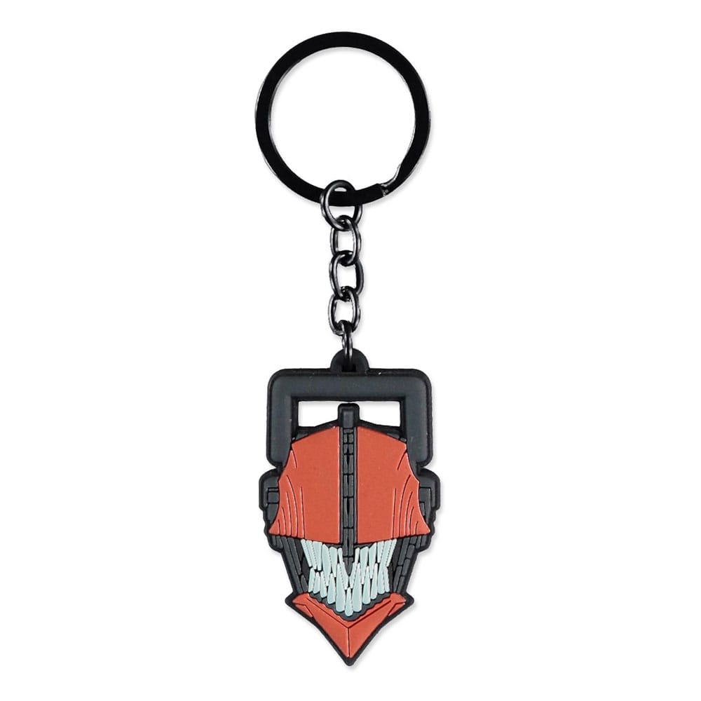 Chainsaw Man Rubber Keychain Chainsaw Character