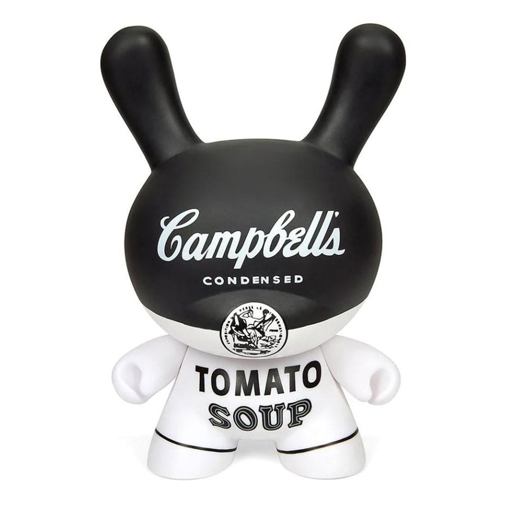 Andy Warhol Campbells Soup Black and White Edition Masterpiece Dunny 8 Inch