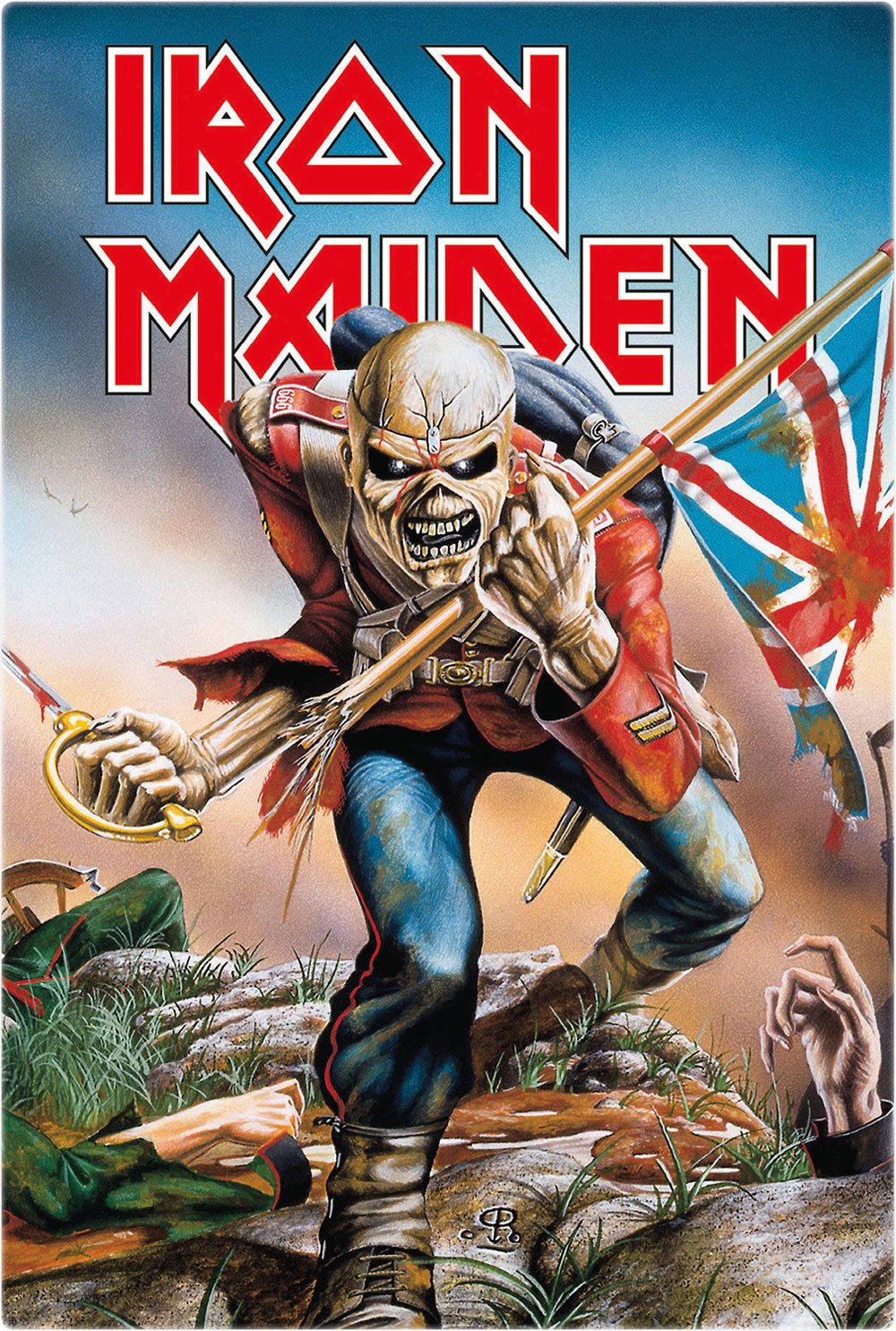 Iron Maiden Trooper Tin Sign 20x30cm