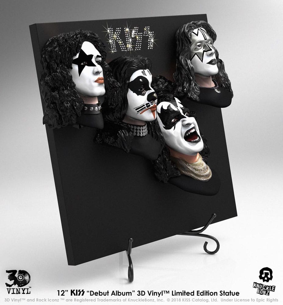 KISS (Debut Album) KnuckleBonz 3D Vinyl Limited Edition Statue