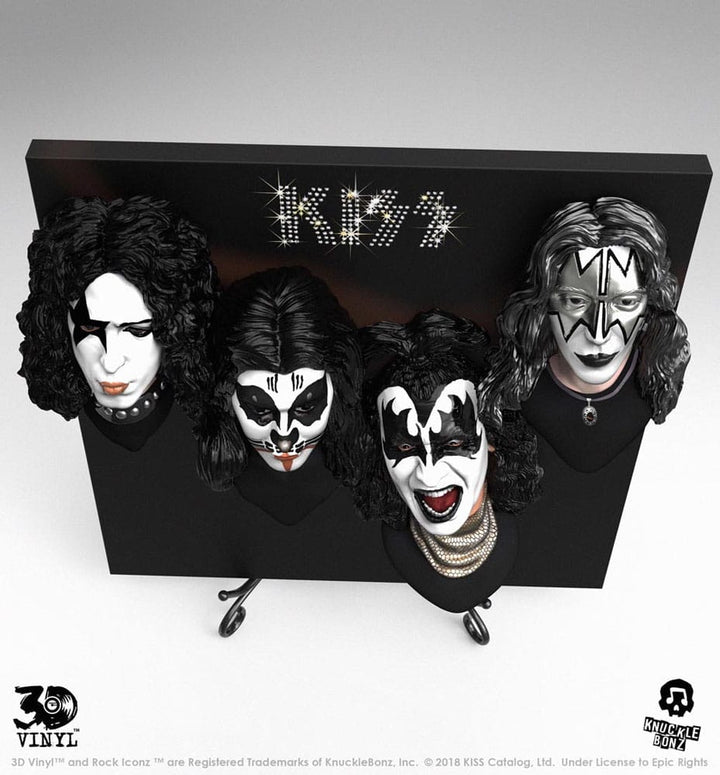 KISS (Debut Album) KnuckleBonz 3D Vinyl Limited Edition Statue