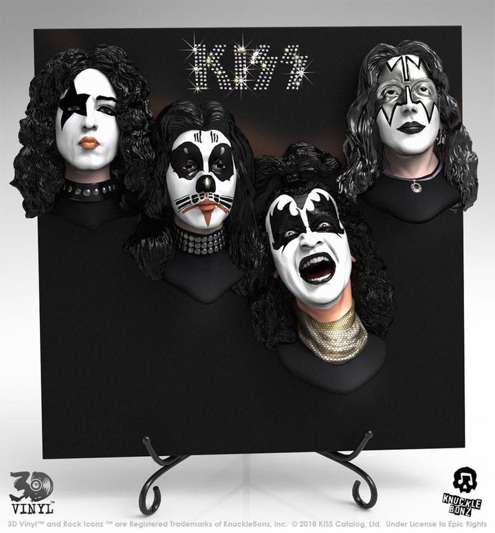 KISS (Debut Album) KnuckleBonz 3D Vinyl Limited Edition Statue