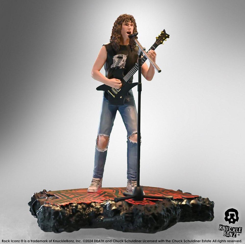 Death Chuck Schuldiner II Rock Iconz Statue 22cm