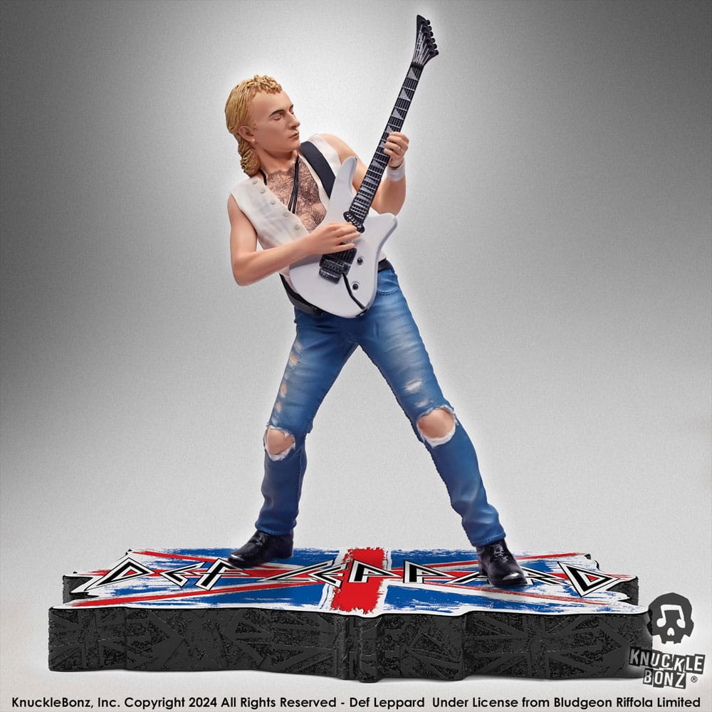Def Leppard Phil Collen Rock Iconz Statue 24cm