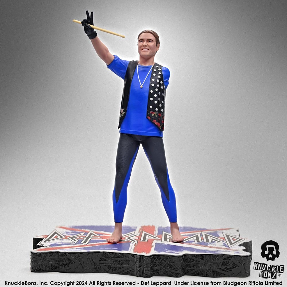 Def Leppard Rick Allen Rock Iconz Statue 24cm