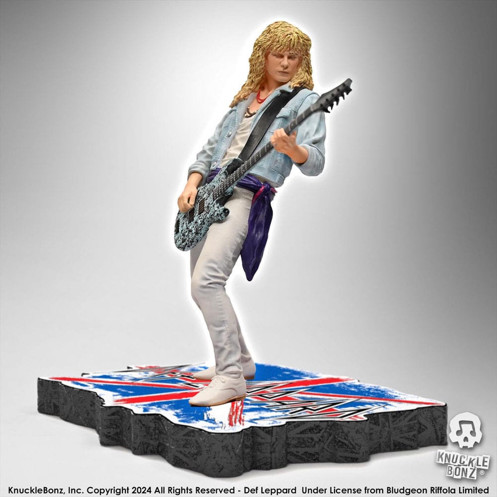 Def Leppard Rick Savage Rock Iconz Statue 24cm