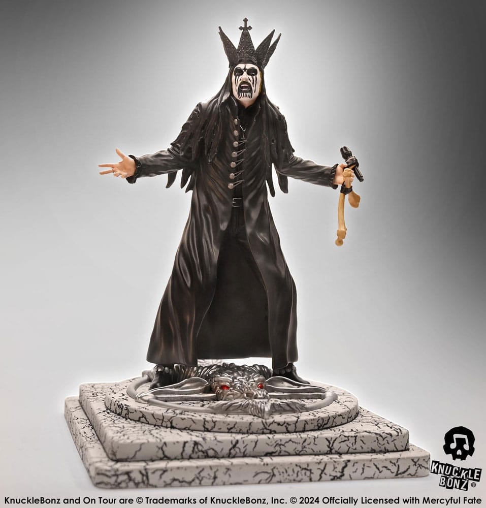 Mercyful Fate King Diamond III Black Version Rock Iconz Statue 22cm