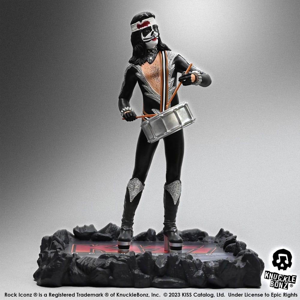 Kiss The Catman Destroyer Rock Iconz Statue 22cm