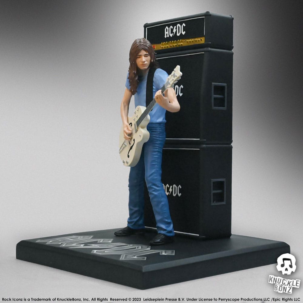 AC DC Malcolm Young II Rock Iconz Statue 23cm