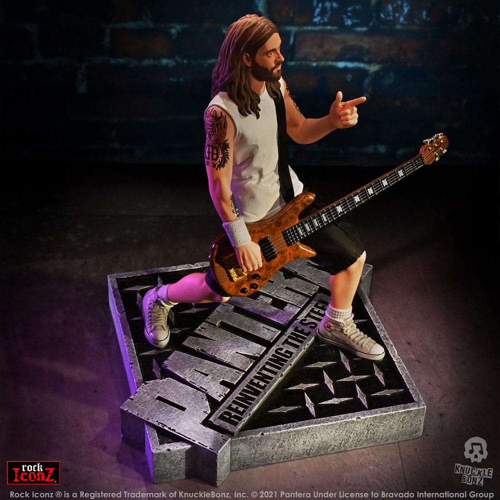 Pantera Rock Iconz Rex Brown (Reinventing the Steel) 1/9 Scale Limited Edition Statue