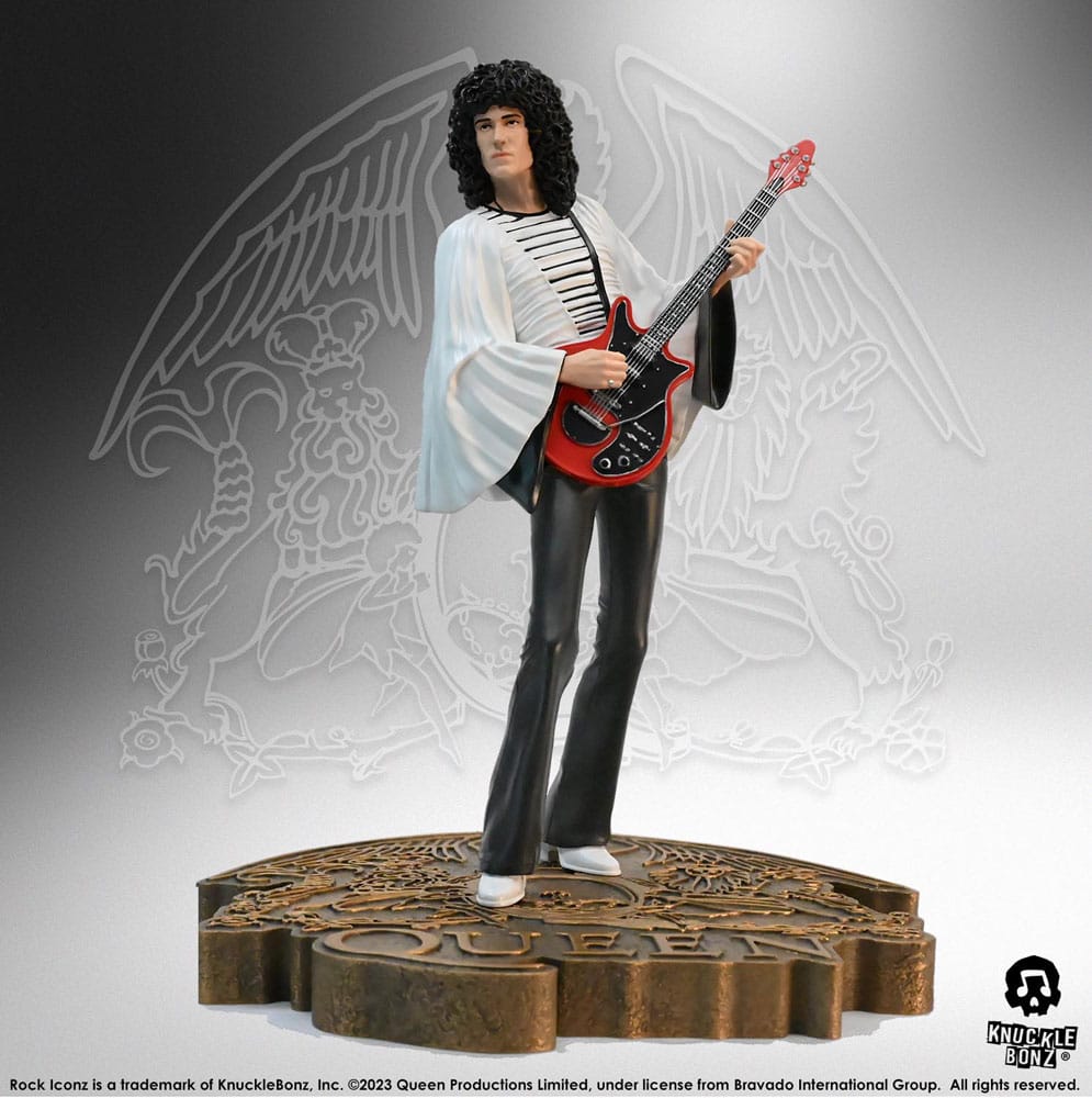 Queen Brian May Sheer Heart Attack Era II Rock Iconz Statue 23cm