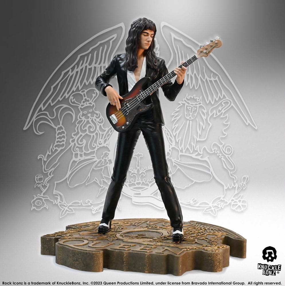 Queen John Deacon Sheer Heart Attack Era II Rock Iconz Statue 23cm
