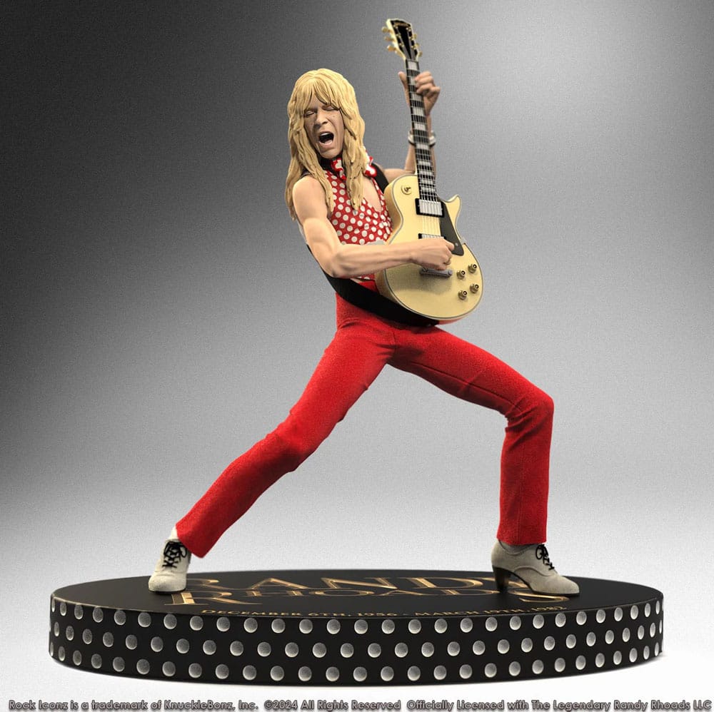 Randy Rhoads The Early Years Red Version IV Rock Iconz Statue 24cm