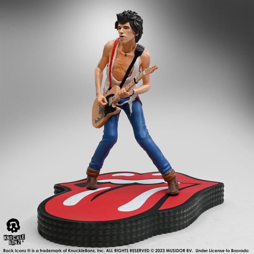 The Rolling Stones Keith Richards Tattoo You Tour 1981 Rock Iconz Statue 22cm