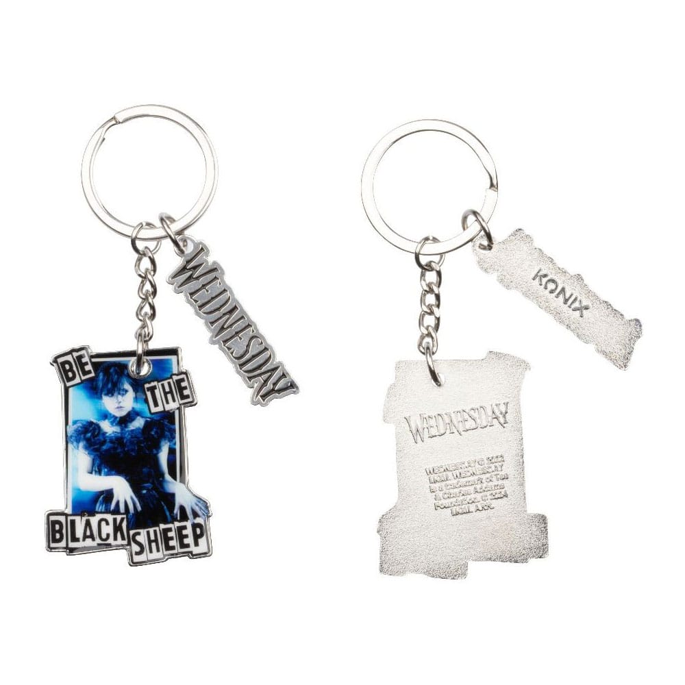 Wednesday Black Sheep Keychain