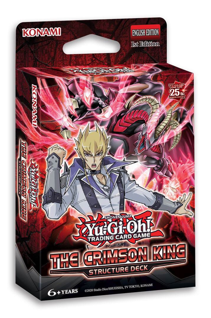 Yu Gi Oh TCG Structure Deck The Crimson King Display 8 English Version