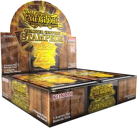 YuGiOh TCG Quarter Century Stampede Booster Display Twenty Four English Version