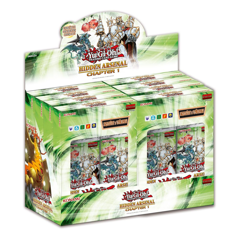 Yu Gi Oh TCG Hidden Arsenal Chapter 1 Box Display 8 German Version