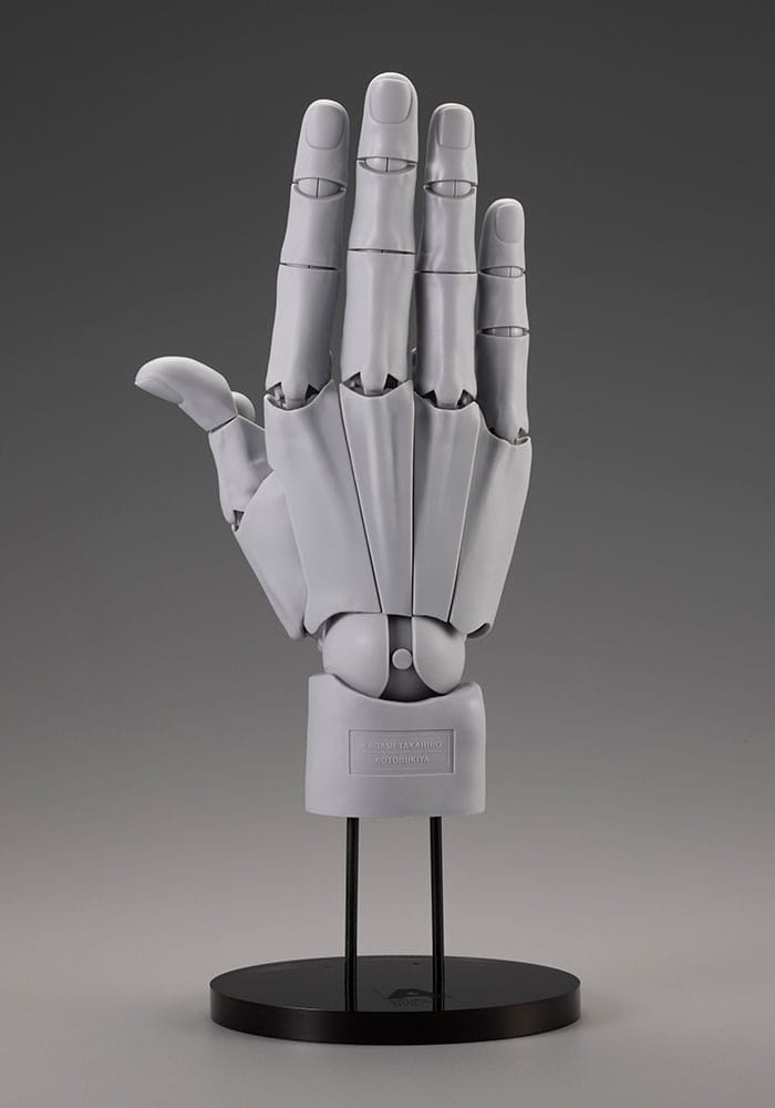 Takahiro Kagami Hand Model Men R Grey Takahiro Kagami PVC Artist Support Item 1 1 22 cm