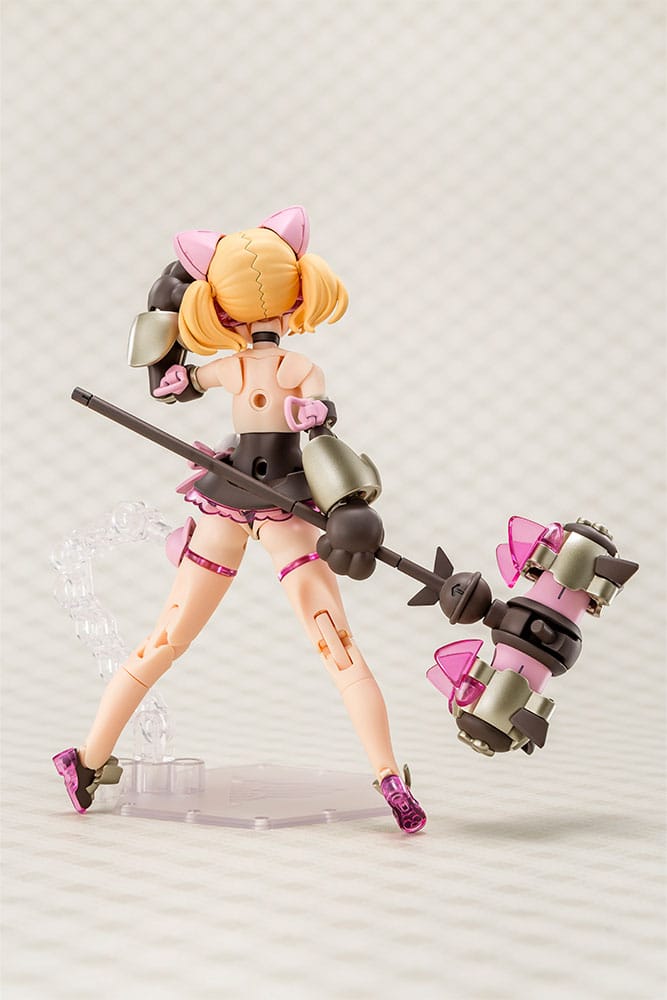 Megami Device Puni Mofu Kuro Mao Plastic Model Kit Fourteen Centimeter