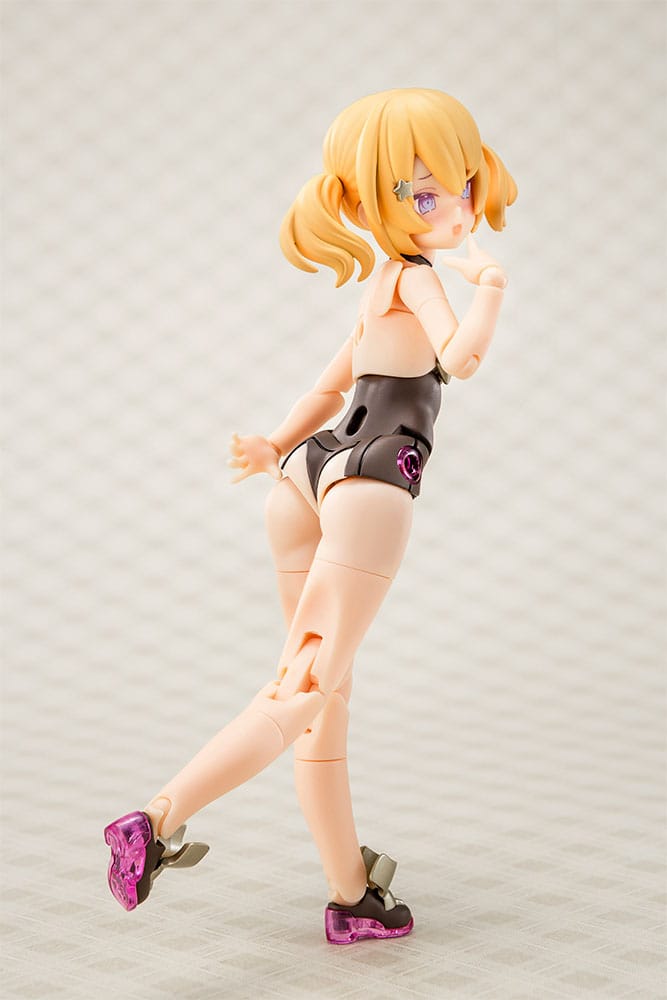 Megami Device Puni Mofu Kuro Mao Plastic Model Kit Fourteen Centimeter