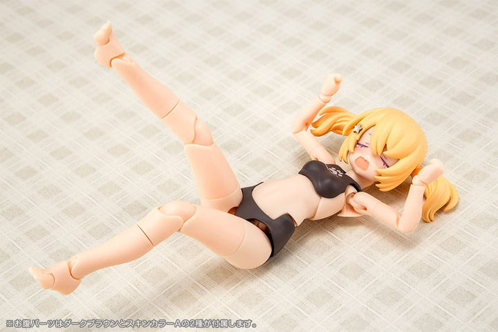 Megami Device Puni Mofu Kuro Mao Plastic Model Kit Fourteen Centimeter