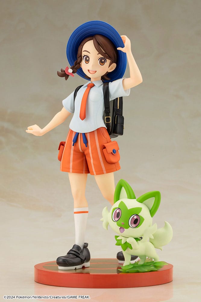 Pokémon Juliana and Sprigatito ARTFXJ Statue 1 8 20 cm