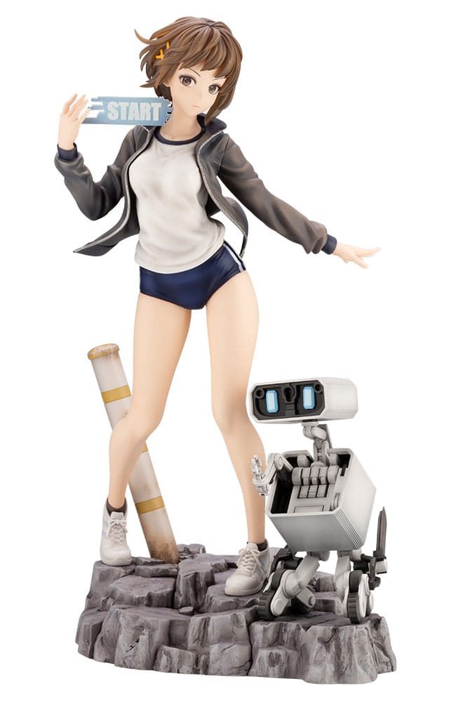 13 Sentinels Aegis Rim ARTFXJ Statue Natsuno Minami and BJ 1 8 25 cm