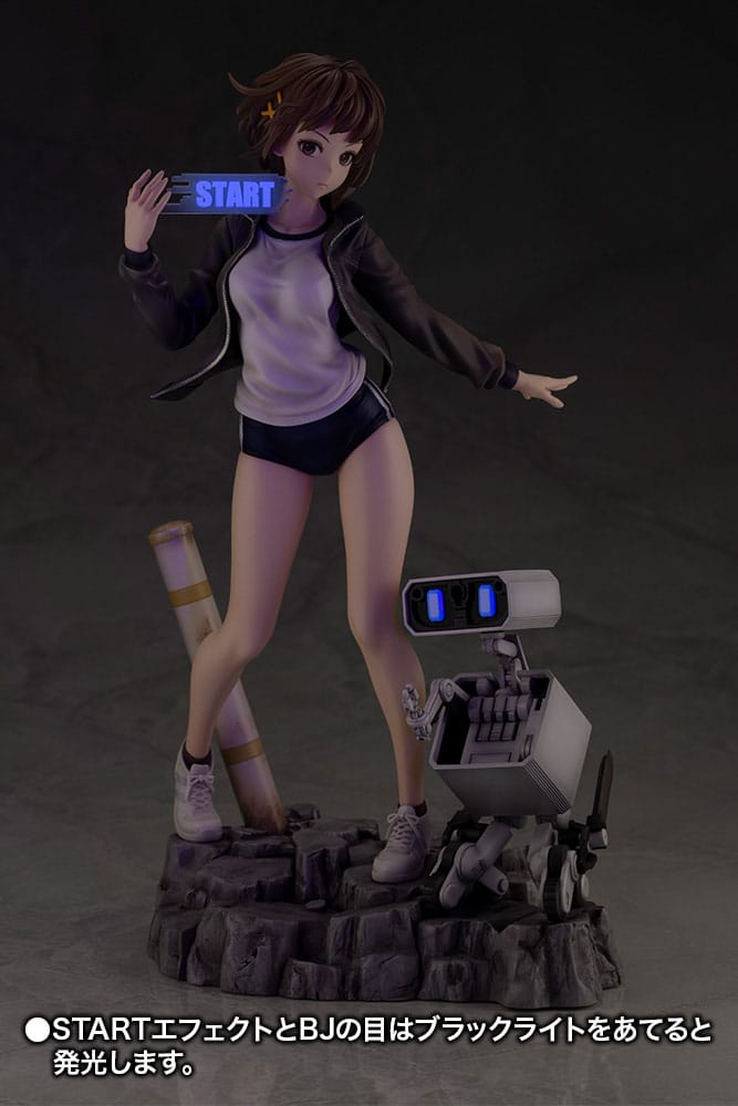 13 Sentinels Aegis Rim ARTFXJ Statue Natsuno Minami and BJ 1 8 25 cm