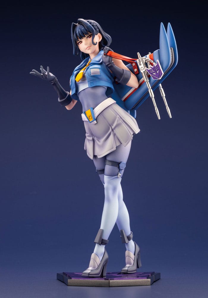 Transformers Thundercracker Limited Edition Bishoujo PVC Statue 1 7 21 cm