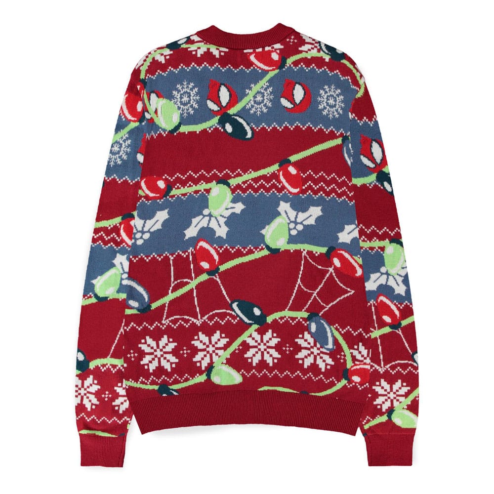 Marvel Spider-Man Holiday Swing Spider-Man Christmas Sweater Size XL