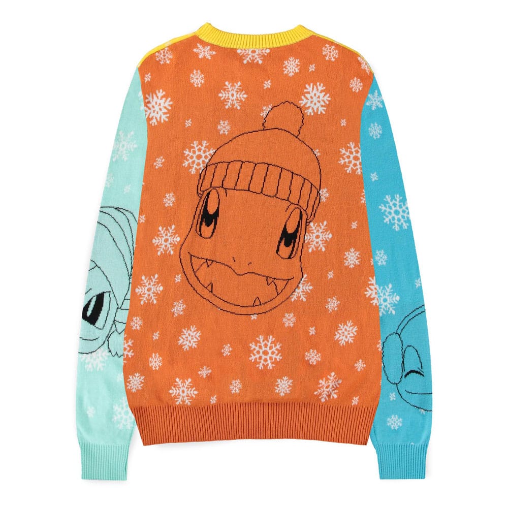 Pokémon Pikachu Bulbasaur Squirtle Charmander Pokémon Christmas Jumper Size L