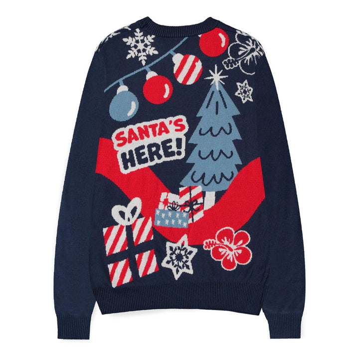 Lilo and Stitch Stitch Santa Lilo and Stitch Christmas Jumper Size S
