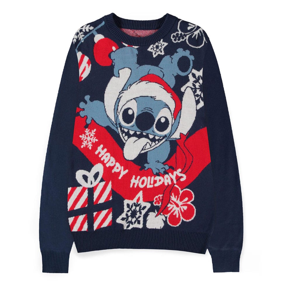 Lilo and Stitch Stitch Santa Lilo and Stitch Christmas Jumper Size S